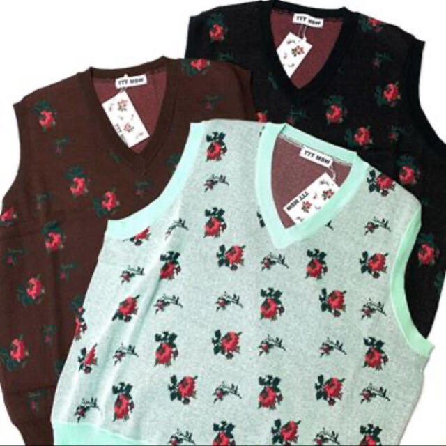 Maison Martin Margiela - TTT MSW / flower knit vest (Black)の通販 ...