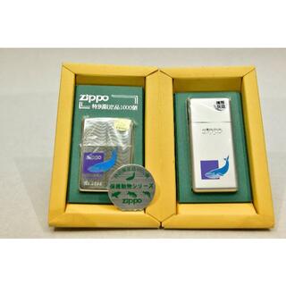 ジッポー(ZIPPO)のZippoライター　特別限定版　保護動物シリーズ　クジラ（No.0596）灰皿付(タバコグッズ)