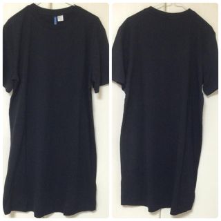 エイチアンドエム(H&M)の【新品送料込】ロングフィットTシャツ(Tシャツ/カットソー(半袖/袖なし))