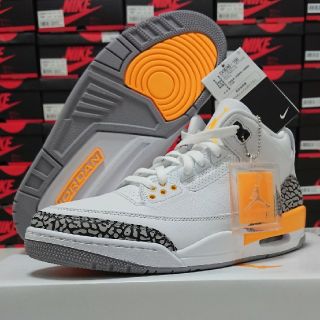 ナイキ(NIKE)の新品未使用 黒タグ 28.5㎝ JORDAN3 レーサー オレンジ ジョーダン(スニーカー)