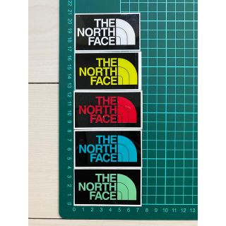 ザノースフェイス(THE NORTH FACE)のノースフェイス・5枚セット・5色　ラミネートUV加工済、耐光性もあります！(ステッカー)