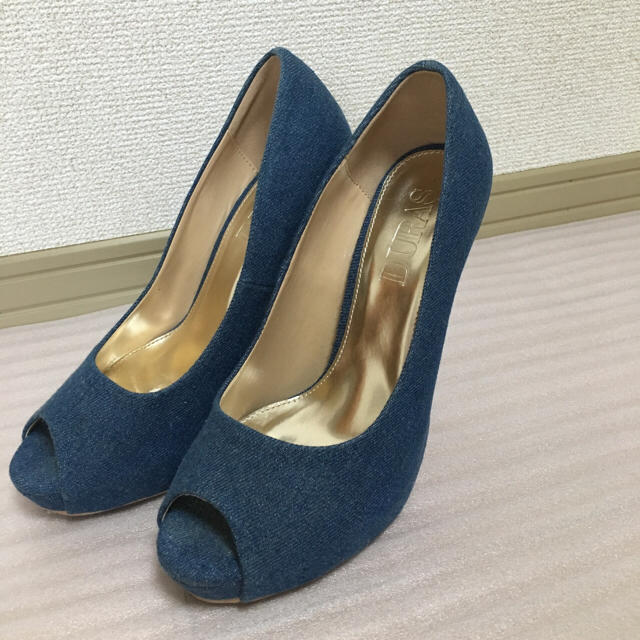 DURAS(デュラス)の【DURAS】オープントゥパンプス レディースの靴/シューズ(ハイヒール/パンプス)の商品写真