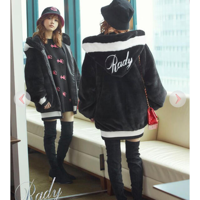 Rady♡レディー♡大人気♡完売品♡ロゴファーブルゾン♡