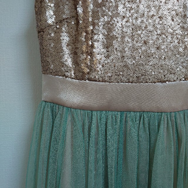 チュールドレス レディースのフォーマル/ドレス(ミディアムドレス)の商品写真