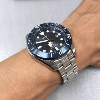 値引きする 希少 SEIKO プロスペックス V157-0BN0 チタン ダイバーセイコー 時計
