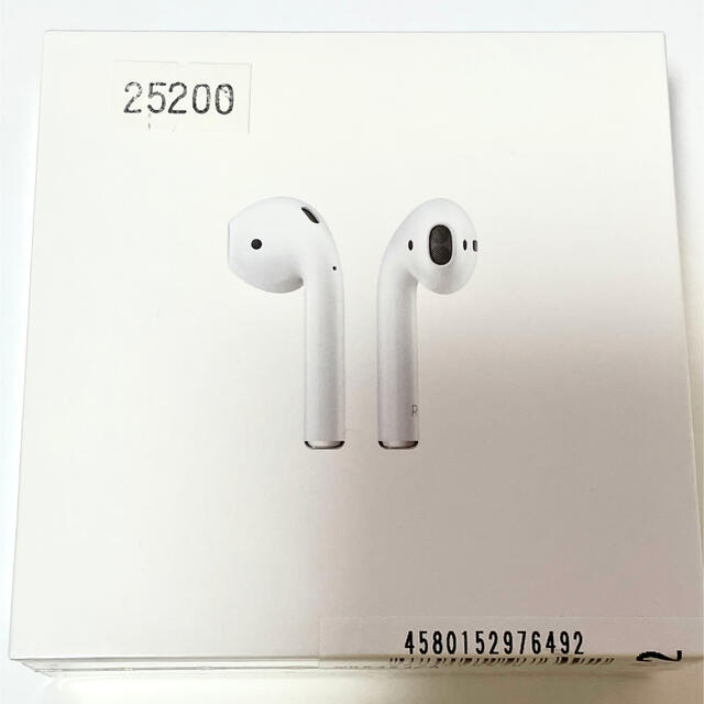 Apple AirPods 第2世代 MRXJ2J/A ワイヤレス充電対応 - オーディオ機器