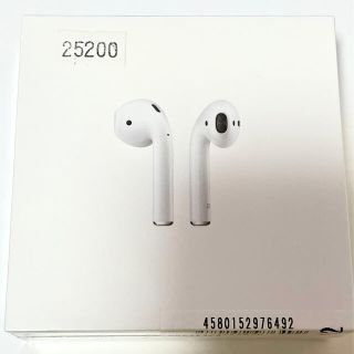 アップル(Apple)のApple AirPods 第2世代　MRXJ2J/A ワイヤレス充電対応(ヘッドフォン/イヤフォン)