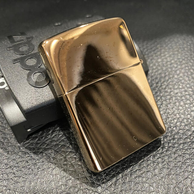 ZIPPO(ジッポー)の【ZIPPO】ゴールド 2003年製 ジッポライター 箱付き メンズのファッション小物(タバコグッズ)の商品写真