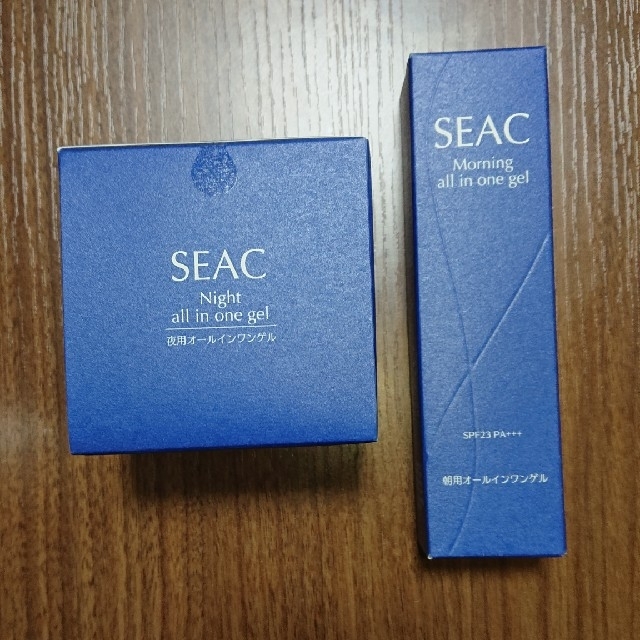 SEAC　50g シーク　オールインワンゲル　朝夜セットコスメ/美容