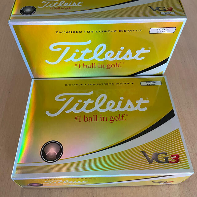 タイトリスト VG3 ボール（イエローパール）［2ダース］ゴルフ