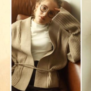 アメリヴィンテージ(Ameri VINTAGE)の美品　肉厚ニット　アマイル  Attractive bulky knit(ニット/セーター)