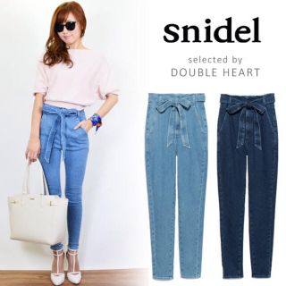 スナイデル(SNIDEL)のsnidel♡リボンデニム(デニム/ジーンズ)