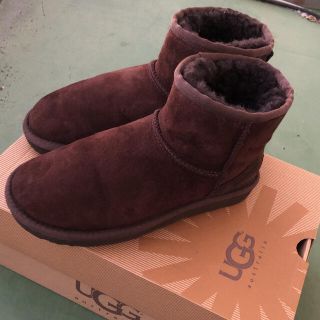 アグ(UGG)のUGGムートンブーツ☆クラッシック☆ミニ☆チョコレートcolour(ブーツ)