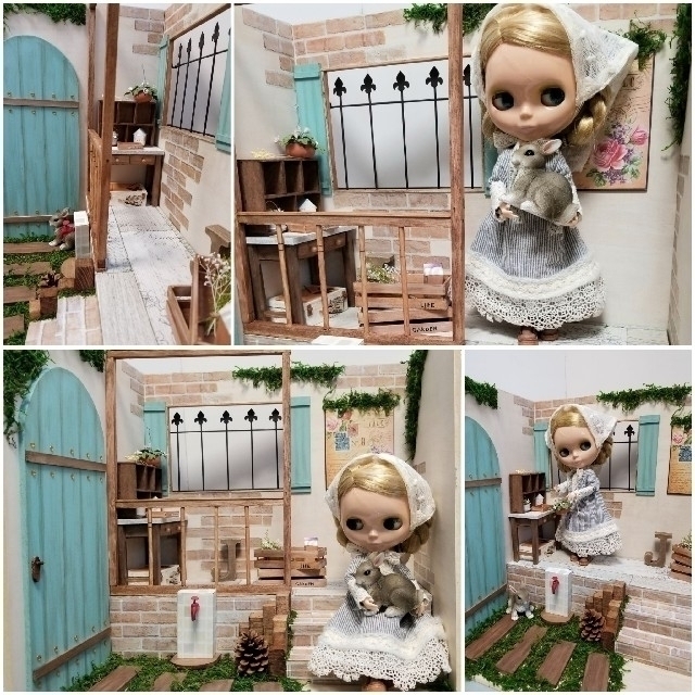 SOLD★フレンチカントリーガーデン♡ドールハウス1/6