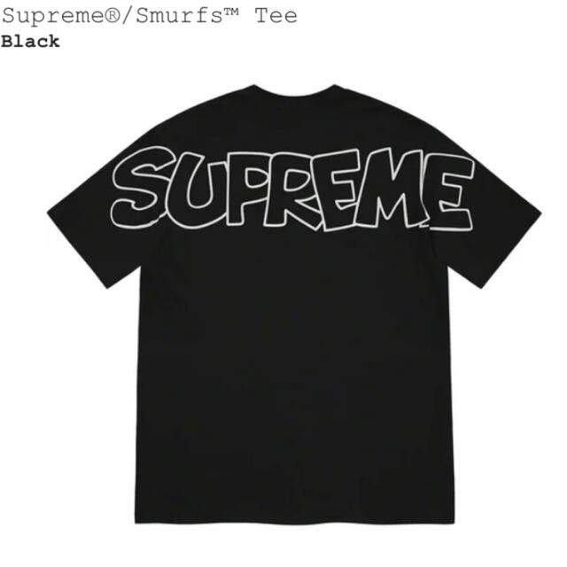 supreme スマーフ　Tee ブラック　Mサイズ