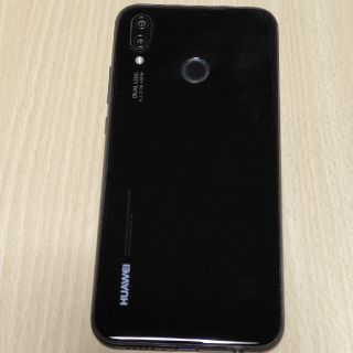 アンドロイド(ANDROID)のHUAWEI p20 lite  ブラック　UQ版 simフリー(スマートフォン本体)