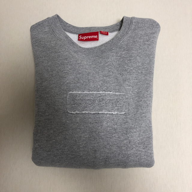 supreme Cutout Logo Crewneck/size S