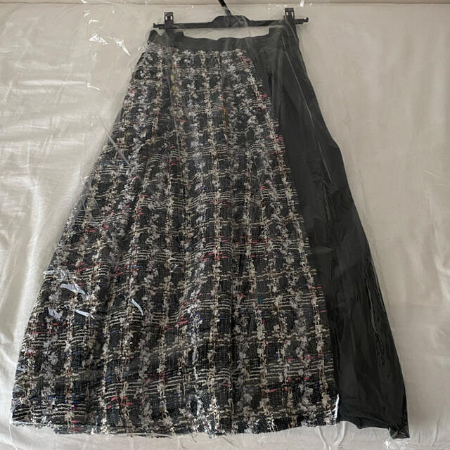 eimy istoire  ツイードコンビラップスカート レディースのスカート(ロングスカート)の商品写真