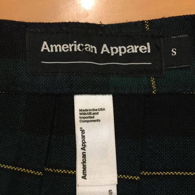 American Apparel(アメリカンアパレル)のアメアパ　チェックミニスカート ！　美品！！ レディースのスカート(ミニスカート)の商品写真