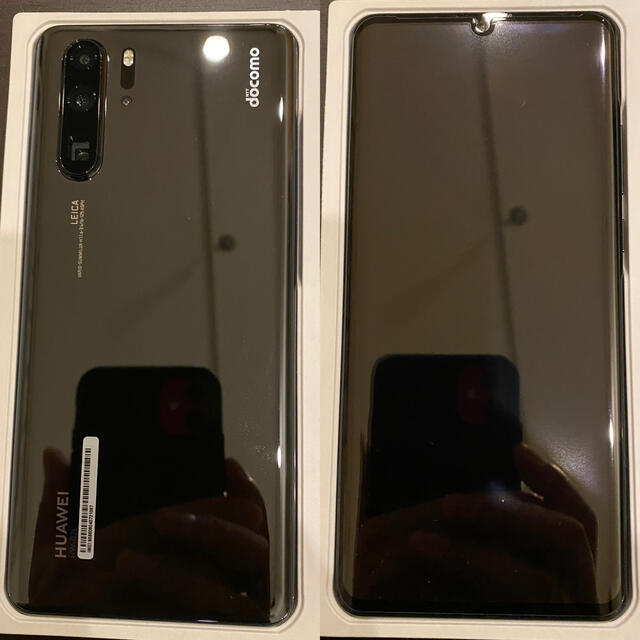 スマホ/家電/カメラHUAWEI P30 Pro HW-02L ブラック SIMフリー