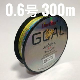 PEライン 0.6号 300m マルチカラー(釣り糸/ライン)