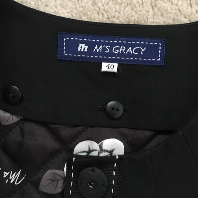 M'S GRACY(エムズグレイシー)の⭐️エムズグレイシー カメリアライナー付きコート 40 レディースのジャケット/アウター(ロングコート)の商品写真