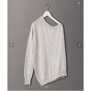 ビューティアンドユースユナイテッドアローズ(BEAUTY&YOUTH UNITED ARROWS)の本日削除 /6(ROKU) RIB MIX ONE SHOULDER KNIT (ニット/セーター)