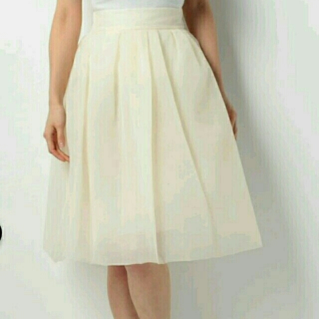 SNIDEL(スナイデル)のsnidel オーガンジーミドルスカート レディースのスカート(ひざ丈スカート)の商品写真