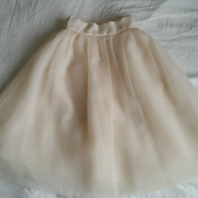 SNIDEL(スナイデル)のsnidel オーガンジーミドルスカート レディースのスカート(ひざ丈スカート)の商品写真