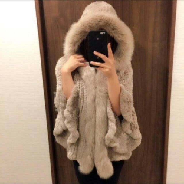 美品☆クレースコンチネンタル☆ファーコート☆可愛い-