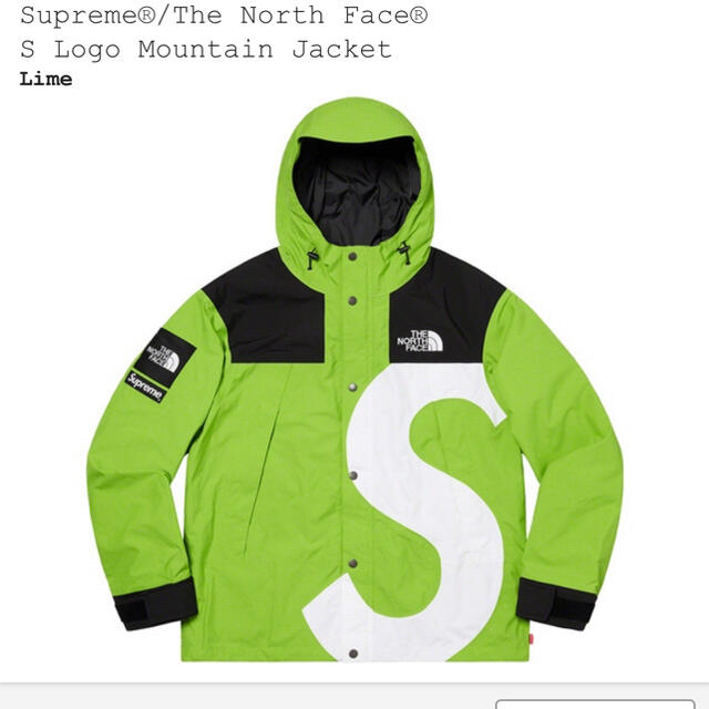 好評 North /The Supreme - Supreme Face Mountain Logo S マウンテン