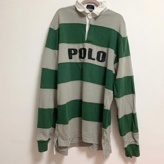 ポロラルフローレン(POLO RALPH LAUREN)の即購入大歓迎　　最終値下げ　POLO 古着　ポロラルフローレン 刺繍ロゴ  XL(ポロシャツ)