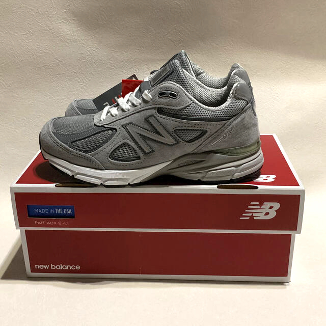 レア 新品★ NEW BALANCE W 990 GL4 V4 グレー 23cm