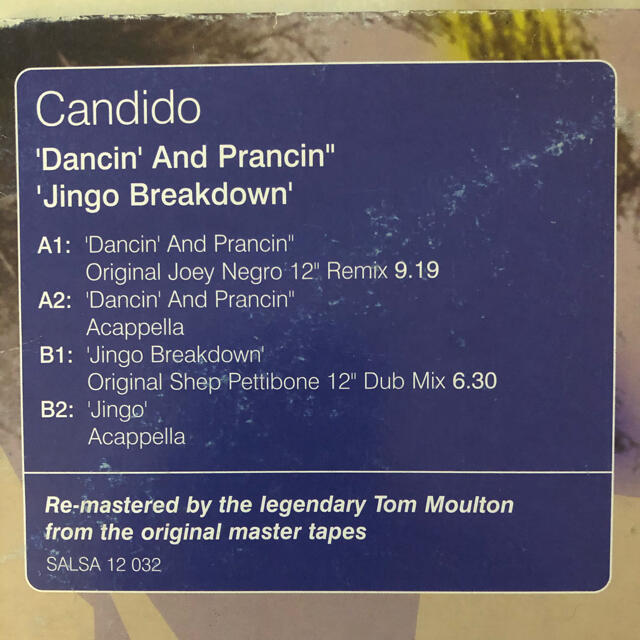 Candido / Dancin And Prancin - Jingo 12’ エンタメ/ホビーのCD(ポップス/ロック(洋楽))の商品写真