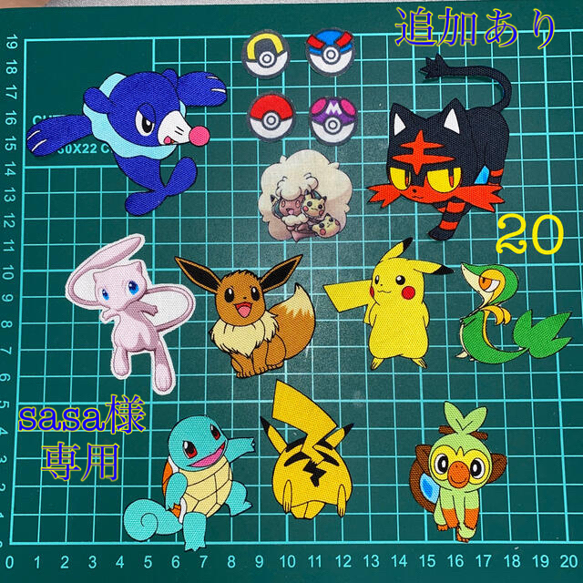 ポケモン - sasa様専用⭐︎ポケモン ワッペン 20の通販 by Ryuko's