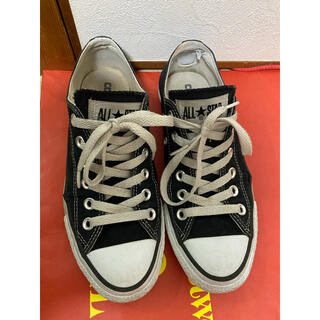 コンバース(CONVERSE)のコンバース　ブラック　23.5cm(スニーカー)