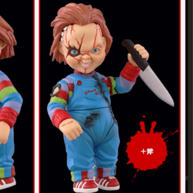 T-ARTS(タカラトミーアーツ)のチャイルドプレイ CHUCKY チャッキー ビックサイズフィギュア　ガチャガチャ エンタメ/ホビーのフィギュア(SF/ファンタジー/ホラー)の商品写真