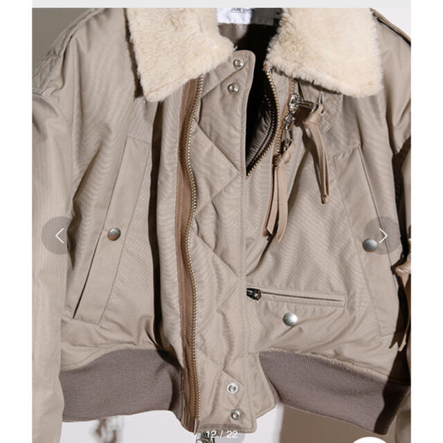 美品 jane smith military boa jacket - ミリタリージャケット