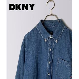 ダナキャラン(Donna Karan)の90's DKNY ダナキャラン ボタンダウン デニム シャツ(シャツ)
