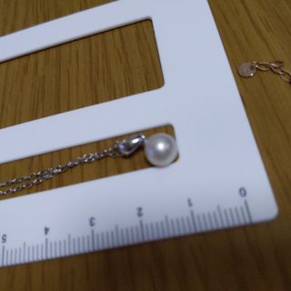 ミキモト(MIKIMOTO)のホワイトゴールド　パールネックレス(ネックレス)