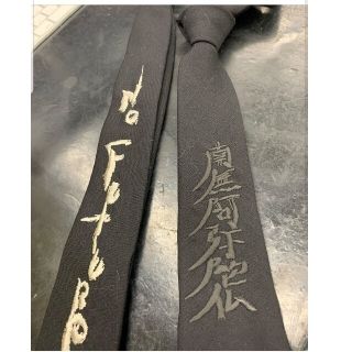 ヨウジヤマモト(Yohji Yamamoto)の【miu様専用】No Future Embroidery tie(ネクタイ)