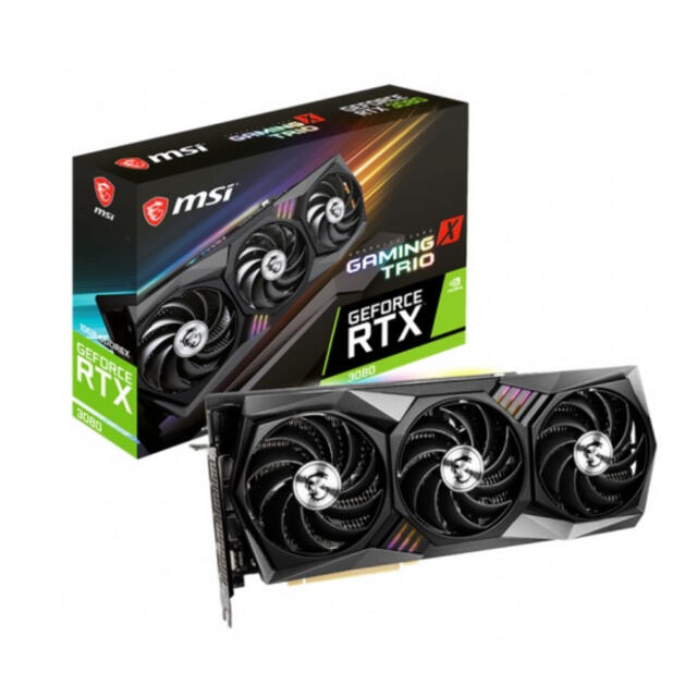 ②新品未開封 MSI RTX 3080 GAMING X TRIO 10G