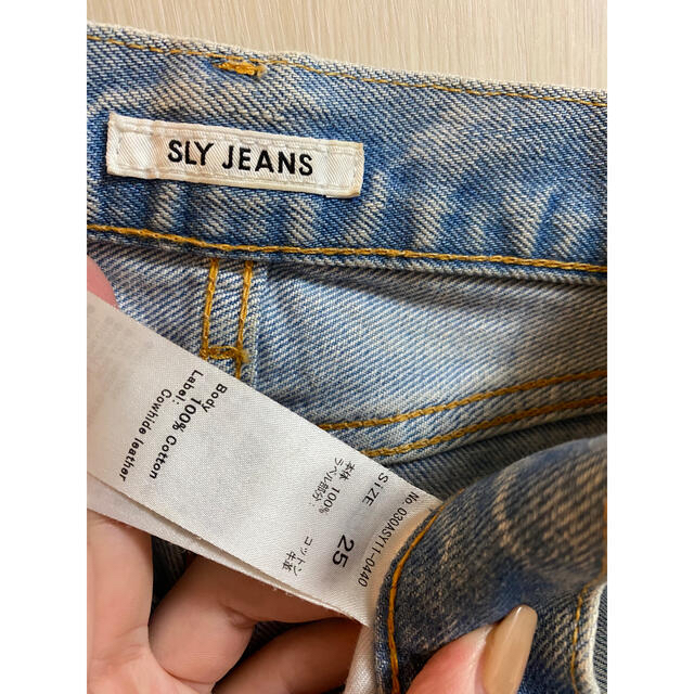 SLY(スライ)の最終値下げ　SLY スライデニム　sly jeans ワイドデニム　フレアデニム レディースのパンツ(デニム/ジーンズ)の商品写真