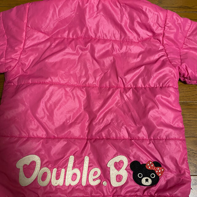 DOUBLE.B(ダブルビー)のダブルビー　リバーシブルジャンパー　90 キッズ/ベビー/マタニティのキッズ服女の子用(90cm~)(ジャケット/上着)の商品写真