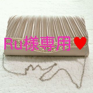 Ru様専用♥大きめクラッチ ゴールド(その他ドレス)