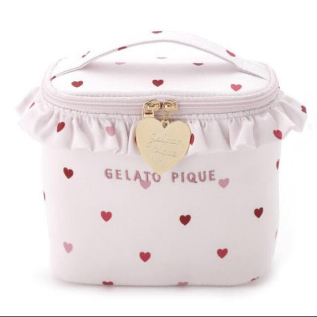 gelato pique - ジェラートピケ♡ハートサテンバニティポーチの通販 by