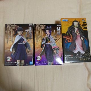 バンプレスト(BANPRESTO)の鬼滅の刃　胡蝶しのぶ　カナヲ　竈門禰豆子　フィギュア　3種セット(アニメ/ゲーム)