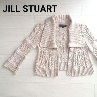 ジルスチュアート(JILLSTUART)のJILL STUART⭐定価2.6万円！ケーブル ニットジャケット／カーディガン(カーディガン)