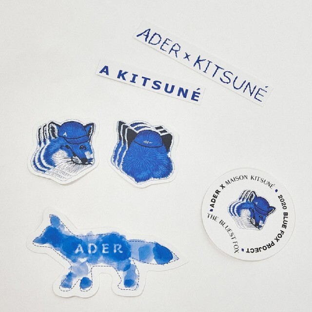 MAISON KITSUNE'(メゾンキツネ)の超人気 Adererror X maison Kitsune ステッカー メンズのファッション小物(その他)の商品写真