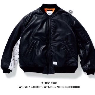 ダブルタップス(W)taps)のWTAPS × NEIGHBORHOOD  MA-1 bomberジャケット　L(ブルゾン)